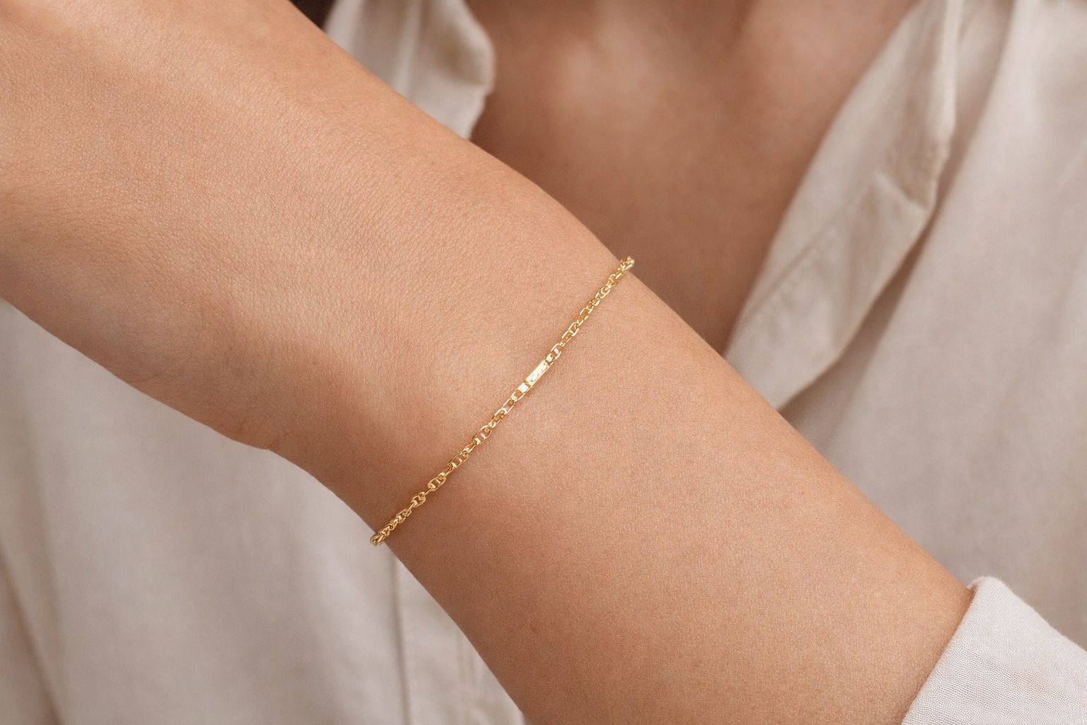 14ct Yellow Gold Bracelet