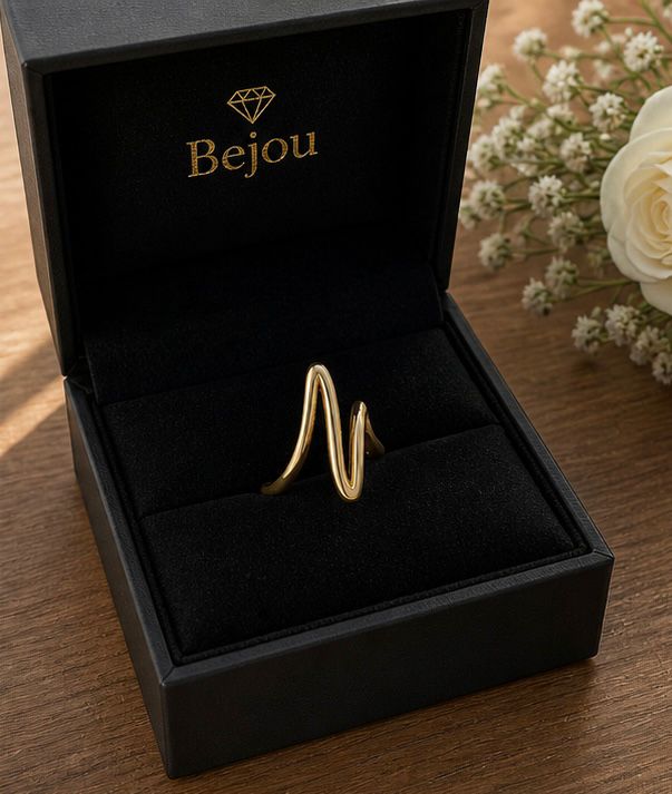 14ct Gold Wave Ring