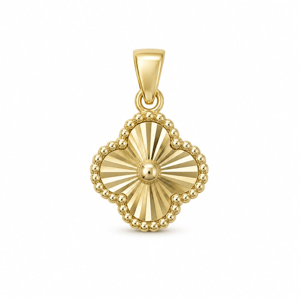 14K Gold Clover Pendant – 585