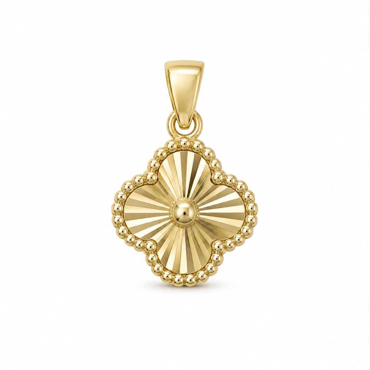 14K Gold Clover Pendant – 585