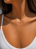 Delicate 14ct Gold Cross Chain