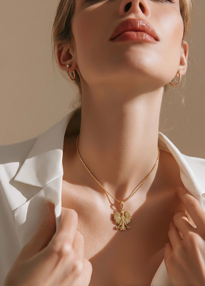 Eagle Gold Pendnat Solid Gold