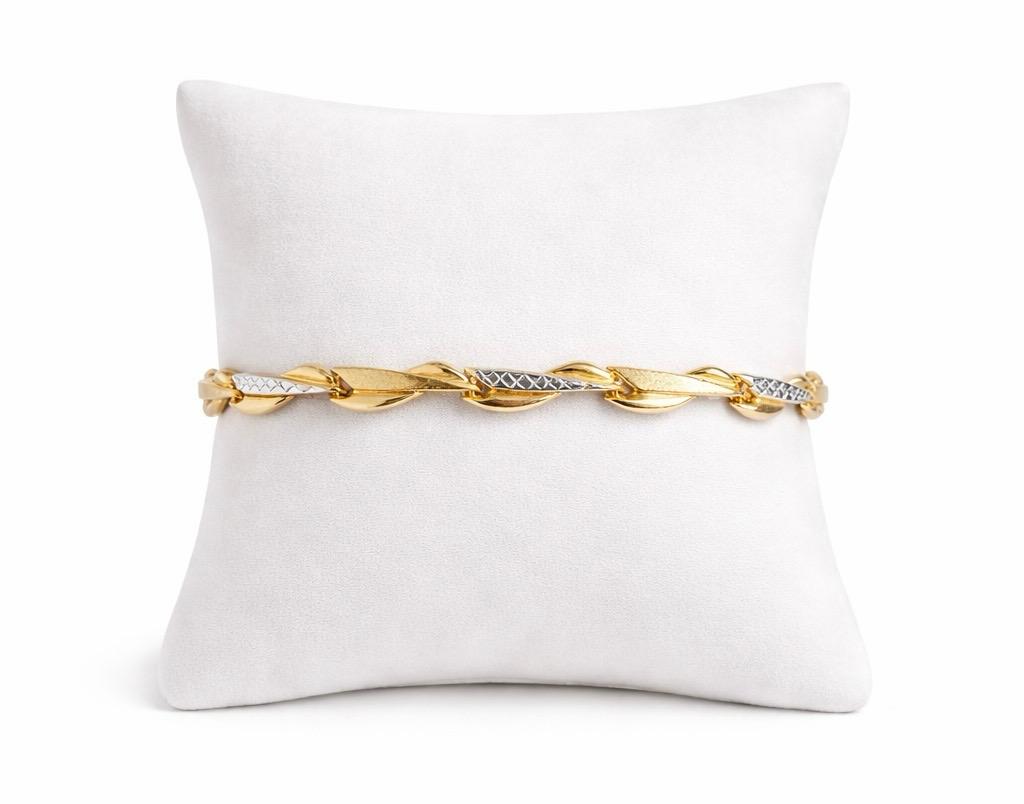 14ct Yellow Gold Two-Tone Gold Bracelet