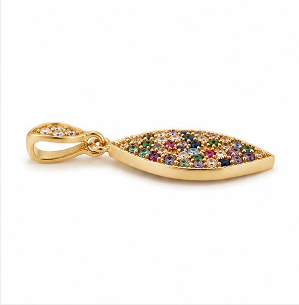 14ct Solid Gold Multicolour Jewellery Set
