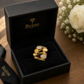 14ct Gold Statement Ring with Zirconia