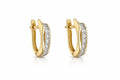 14ct Yellow Gold Earrings with Zirconia