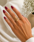 14ct Gold Wave Ring